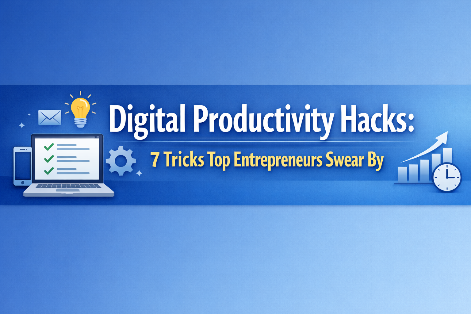 “Digital Productivity Hacks: 7 Tricks Top Entrepreneurs Swear By”